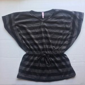 Mi Manchi Girls Black and Gray strips